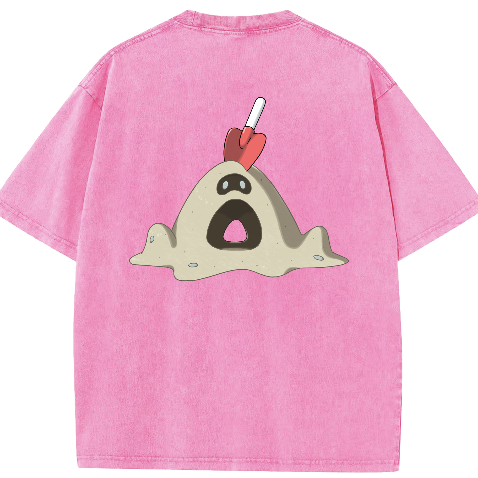 （画像用） ポケットモンスター Pokémon 綿100% ヴィンテージ風 半袖Tシャツ（背面プリント）